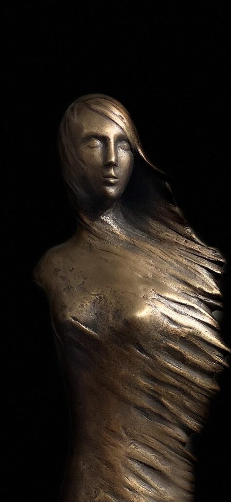 Dívka "Vítr" (bronz)