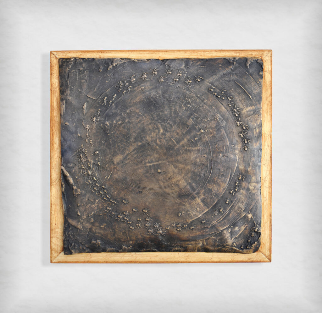 Reliéf "Kruh" - bronz